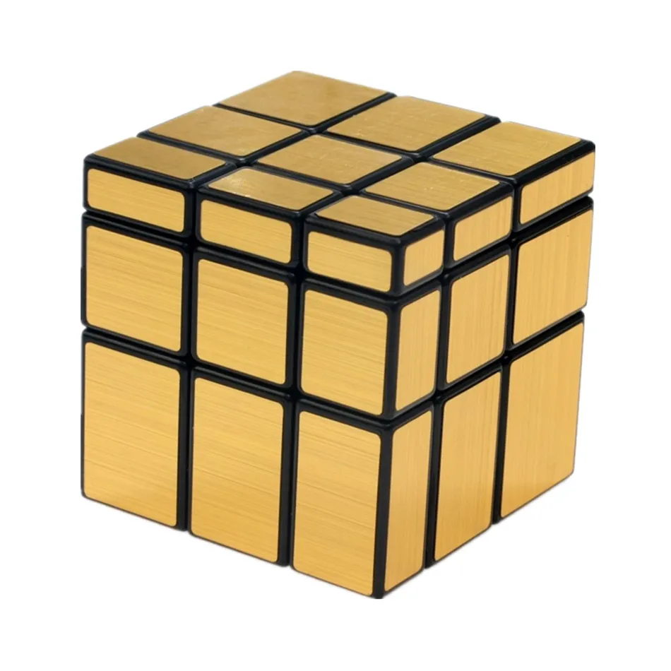 Shengshou 3X3 Spiegel Magische Kubus Professionele 3X3X3 Gouden & Zilveren Cubo Magico Puzzel Snelheid Klassiek Speelgoed