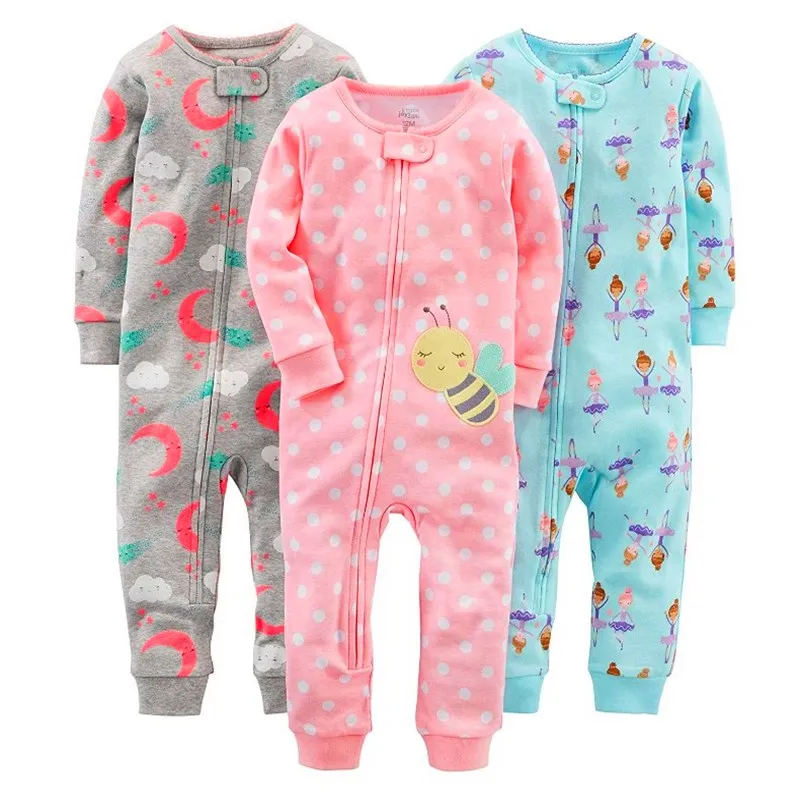 Children\'s cotton one-piece pajamas home climbing suits