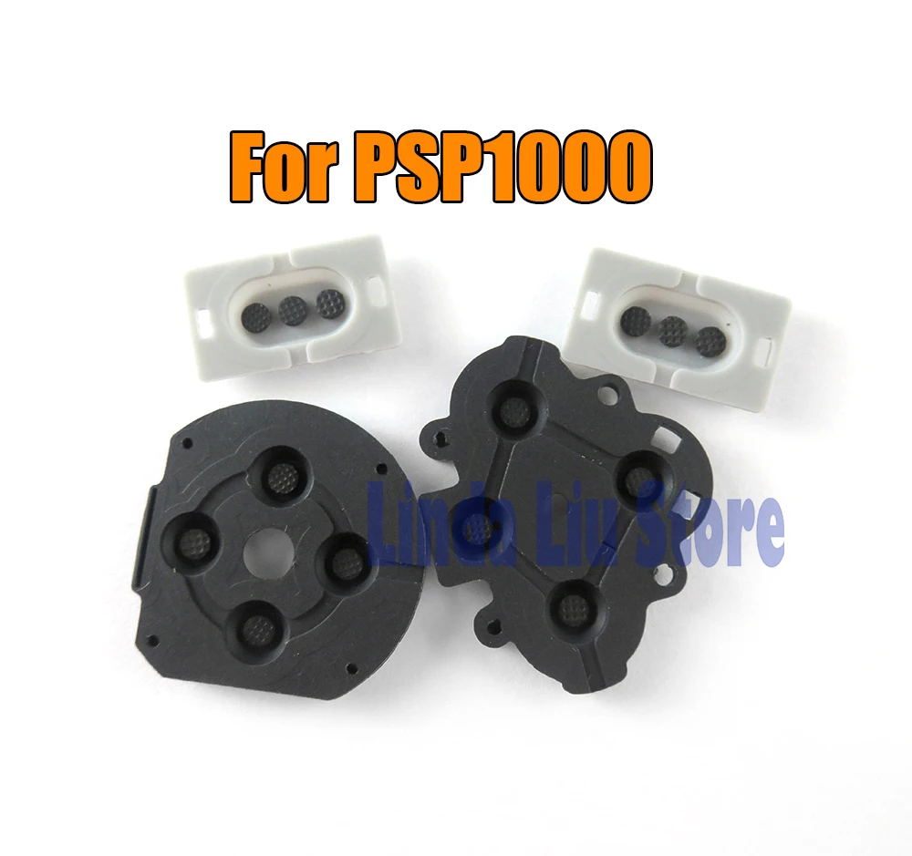 5sets/lot Silicone Rubber Button Switch Conductive rubber pad D-Pad ABXY Replacement for PSP1000 psp 1000