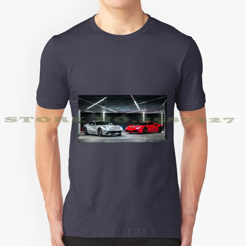 F12 Berlinetta & 488 Gtb 100% Pure Cotton T-Shirt F12 488 Gtb Berlinetta V12 Engine Narcotics Anonymous Turbo V8 Automotive