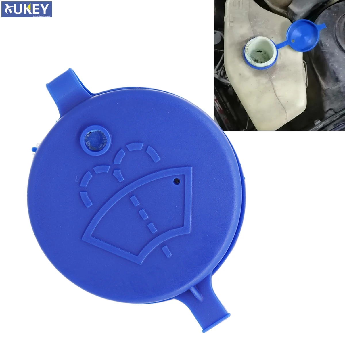 1pc Plastic Car Windshield Washer Washer Fluid Reservoir Reservoir Bottle Cap For C2 Xsara Picasso Peugeot 307 206 408