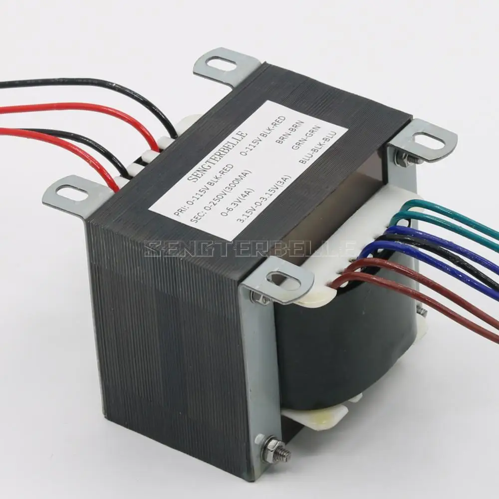 130W ST-6P1PP 6AQ5 6V6 EL84 Push-Pull Single-Ended Tube Amplifier Power Transformer Output: 250V+6.3V+3.15V*2