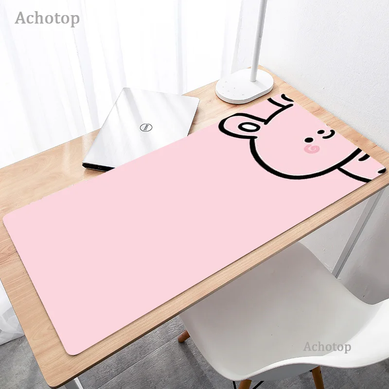 

Large Animal Mousepad Gamer Cute Kawaii Mouse Pad Pink Rubber Otaku Big Gaming Accessories Mouse Pad XL Laptop Notebook Desk Mat