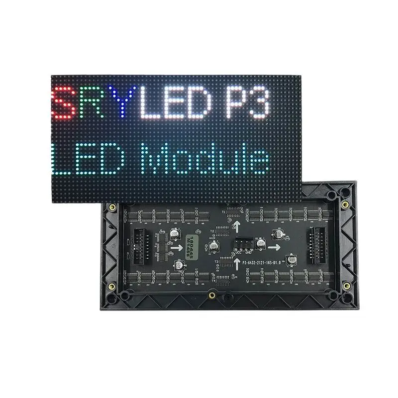 P3 RGB Pixel panel HD Display 64x32 dot Matrix SMD2121 Led Module Indoor Screen Full Color  Video Wall 192x96mm Message Board