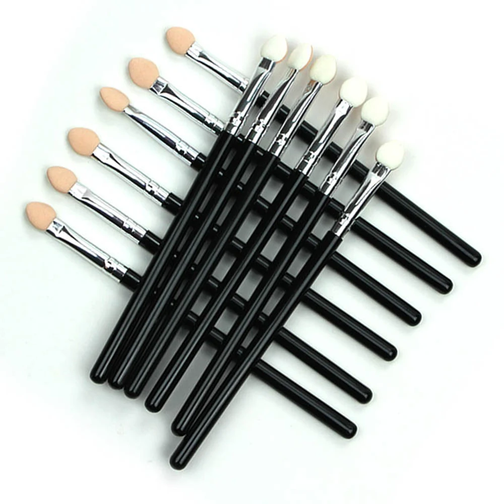 5pcs Eye Shadow Applicator Pro Eye Shadow Sponge Applicator Make Up Portable Eye Shadow Brushes Nail Powder Brush Tool Set