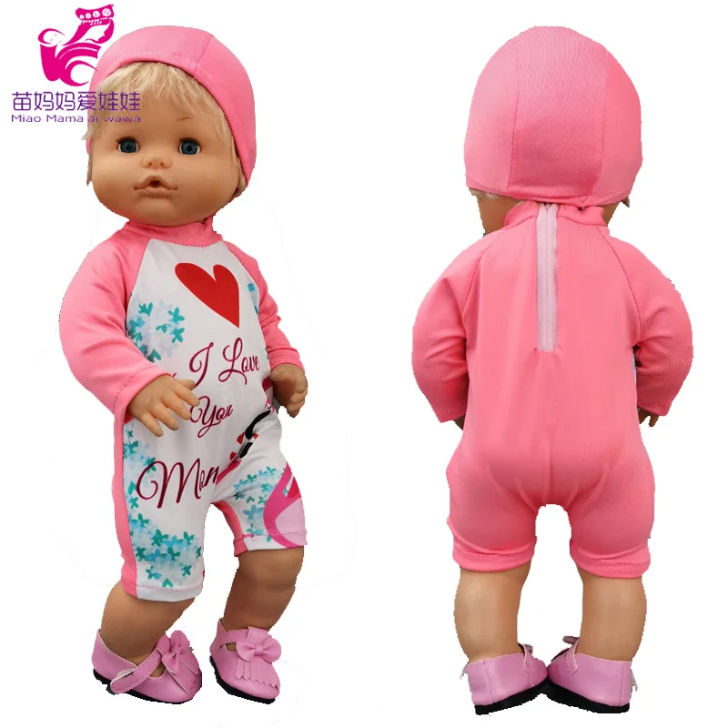 40cm Baby Doll Clothes Rompers For Nenuco Ropa y su Hermanita Doll Raincoat