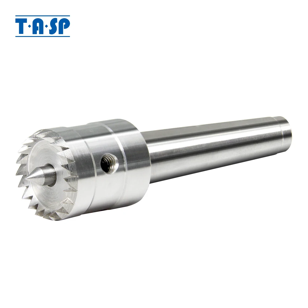 TASP MT2 Heavy Duty Woodworking Drive Center Crown Super Spring Point For Wood Lathe 1\