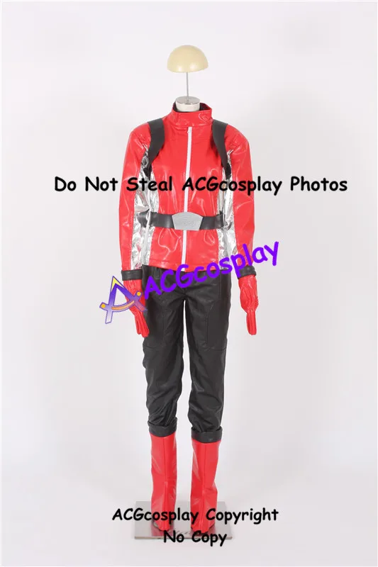 Tokumei Sentai Go Buster Sakurada Hiromu Red Buster Cosplay Costume acgcosplay costume include boots covers