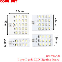 high quality 5730 smd 5V 430mA~470mA White Mirco Usb 5730 LED lighting panel USB mobile light Emergency light night light