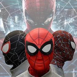 Marvel Spiderman Cosplay Masks Peter Parker Spiderman Figures Movie Hood Headgear Toys para mujeres, hombres, niños, regalo de cumpleaños