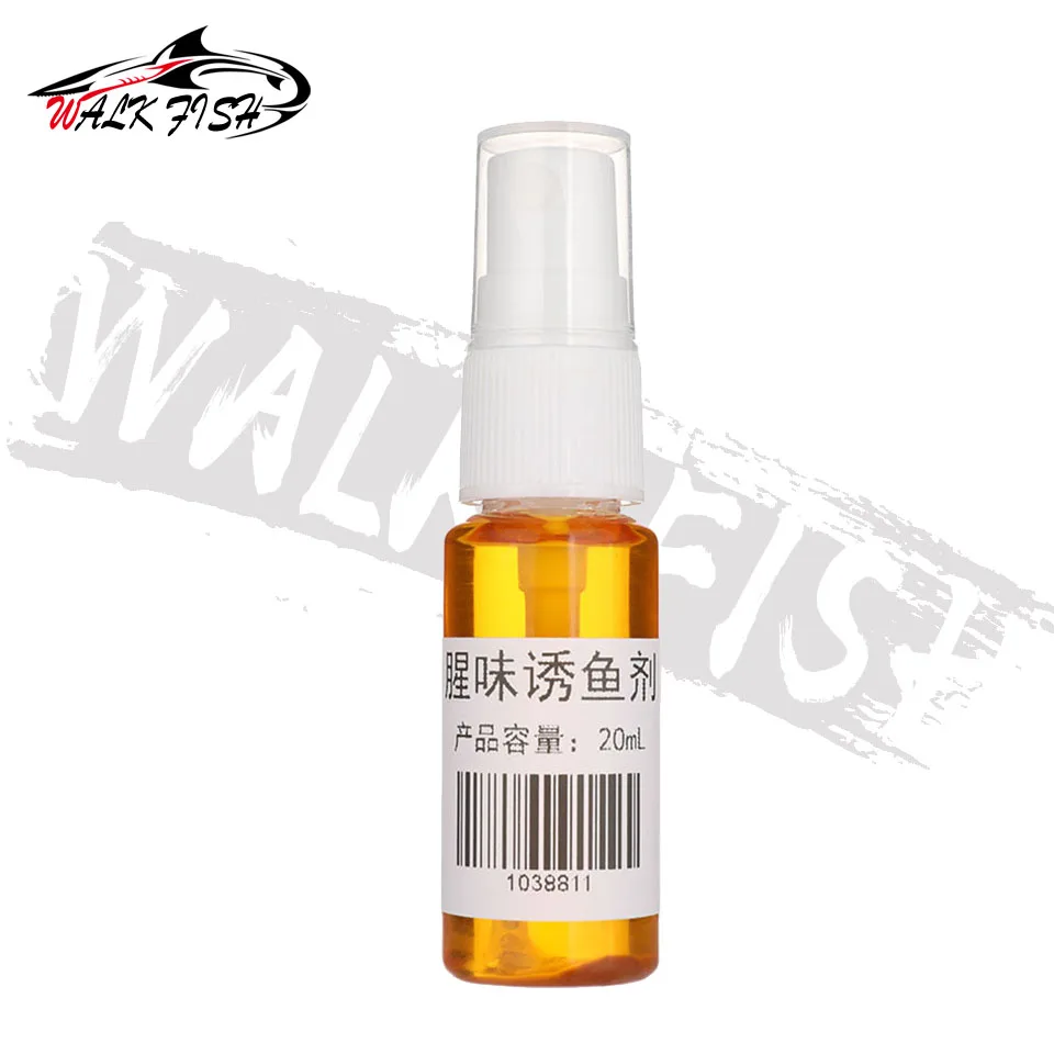 WALK FISH Fishing Lure Spray Strong Fish Attractant Fishing Scent For All Kind Of Lures and Baits Flavor Oil Scents Cheese Smell