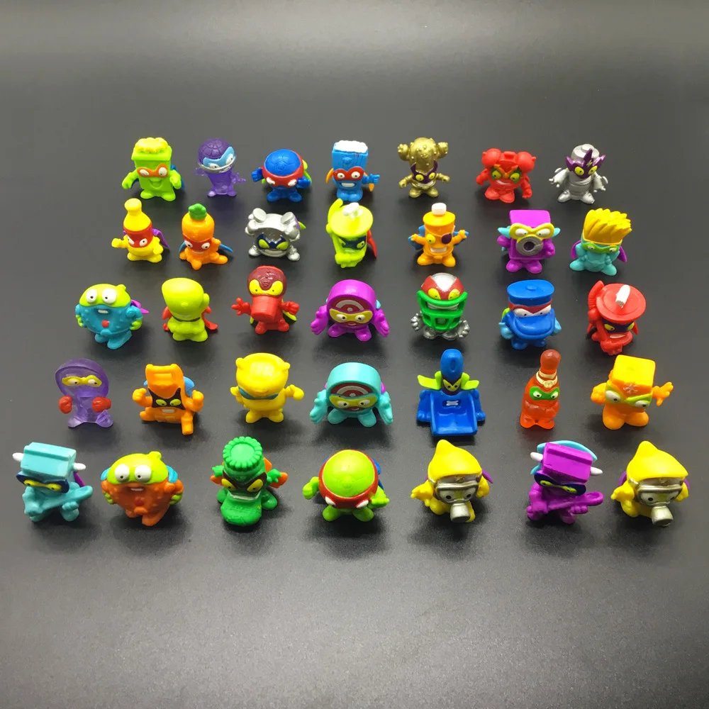 Originale Superzings Ultra Rare Gold Kactor puzzle Action Figures 3CM Super Zings Collection borse cieche giocattoli modello regalo per bambini