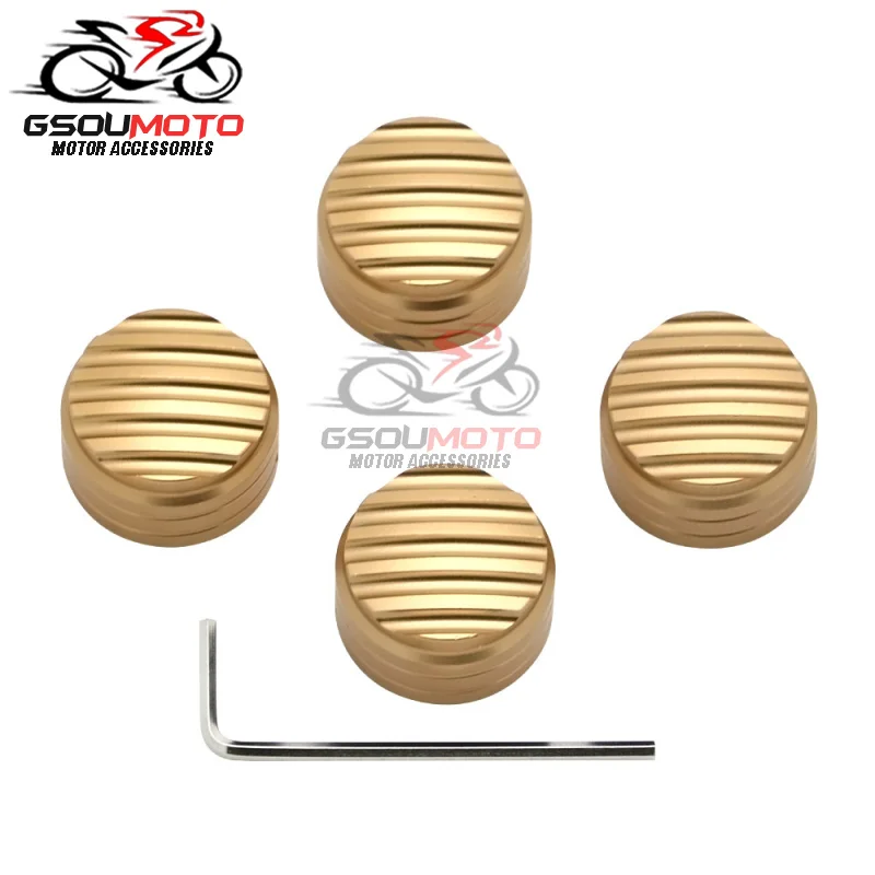 4Pcs Spark Plug Machined Head Bolts Caps Screws Nut Cover For Triumph Bonneville T120 Black Thruxton R Street Twin Cup Scrambler