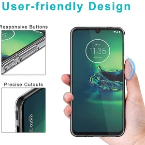 Fall von transparentem Telefonmotorola G8 Play Plus Power Lite TPU Weiche 360 Heck Umhang Schutzmoto G8plus G8Power Bag Light 12 Hauptverkäufe doppelte iPhone -Cover - №2