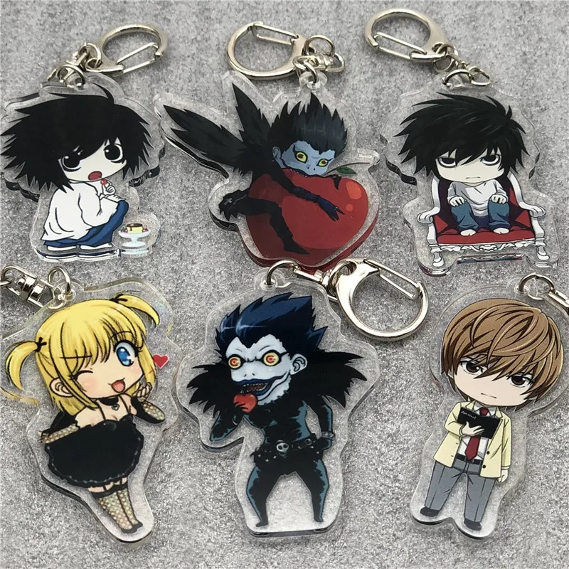 Anime Ryuk Killer Keychain Badge Accessories Cosplay Props Cartoon Backpack Pendant