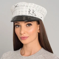 New Letter Newsboy Caps Women Flat Militray Caps Fashion Octagonal Hat Gorras Snapback Cap Female Casquette Beret British Style