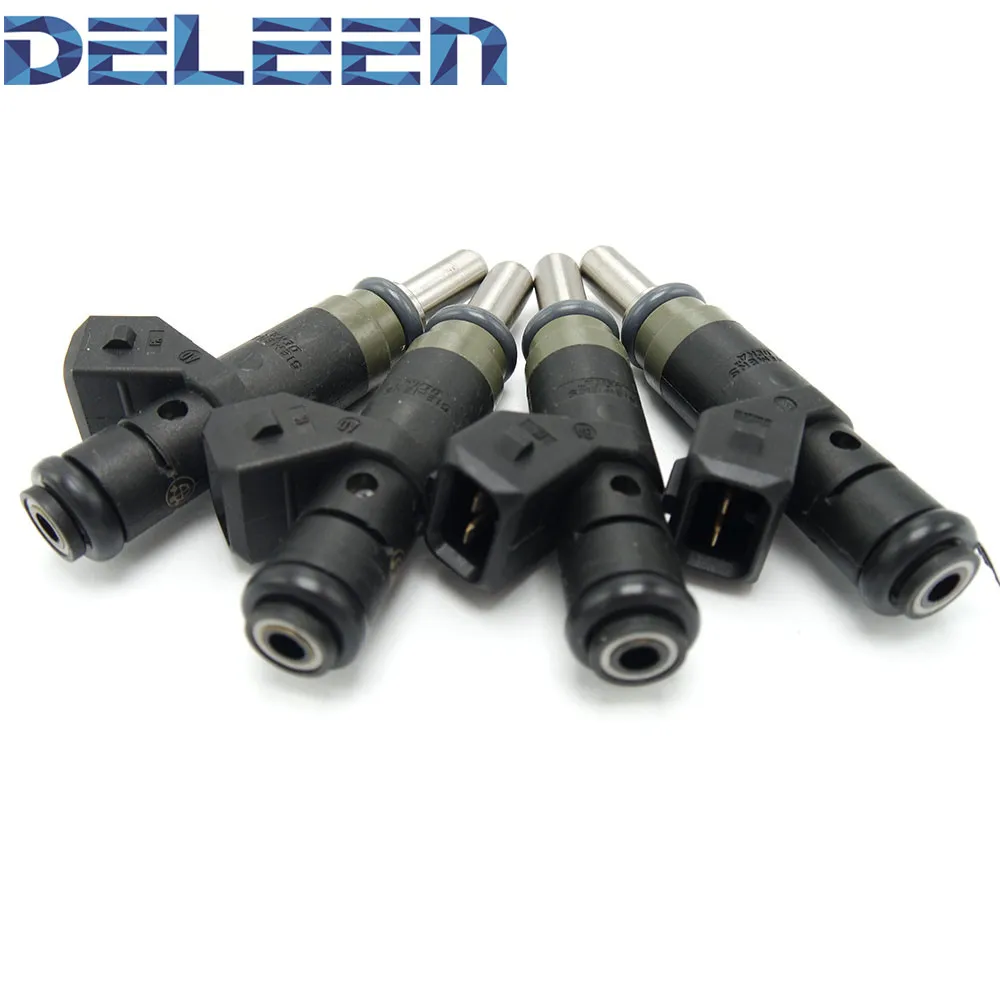 Deleen OEM 4PCS Fuel Injector 7506158 for BMW 1 3 X3 Z4 SERIES E46 E87 E83 E83N E85 E90 Car Accessories