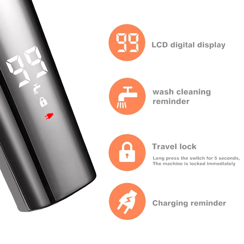 Original Kemei All In One Hair Trimmer For Men Eyebrow Beard Trimmer Face Electric Shaver Hair Clipper Body Grooming Haircut