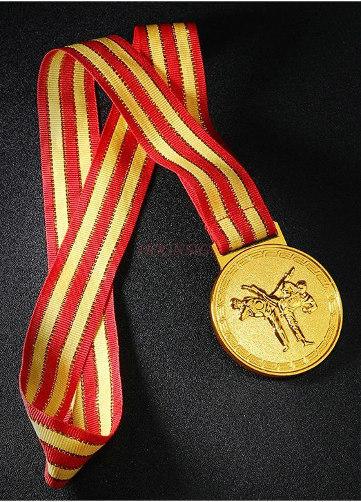 Competição esportiva universal ouro e prata cobre personalizado sanda judô wrestling boxe competição metal medalha de ouro 2021