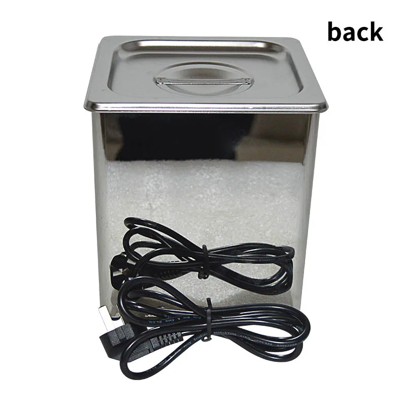 Stainless steel ultrasonic cleaning machine 80W hardware ultrasonic cleaner 304 stainless steel (NSF certification) 1pc