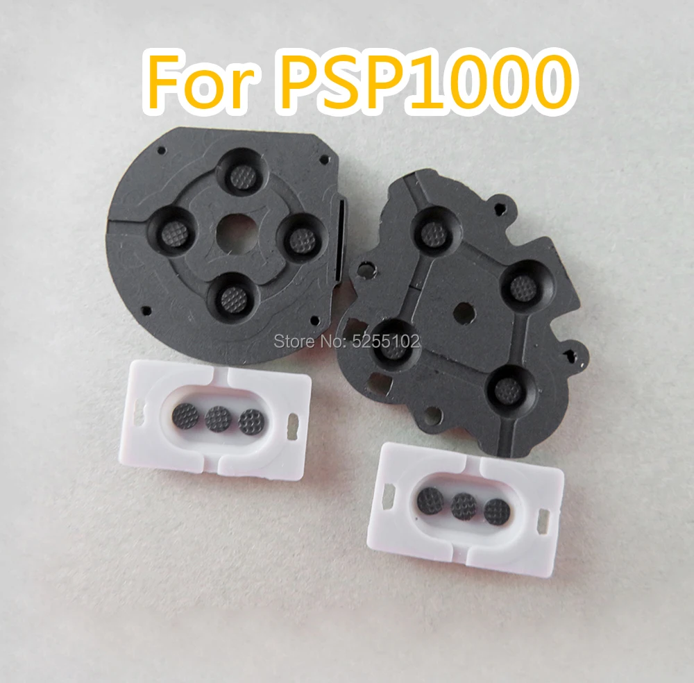 5sets D Pads Rubber L R Button Conductive Rubber Pads Replacement for PSP1000 for PSP 1000 Game Controller High Quality