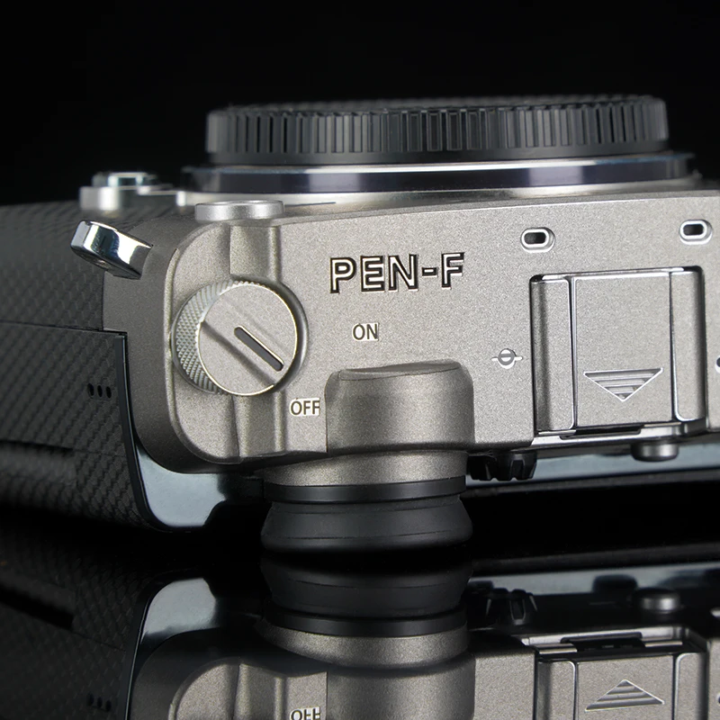Bút F Miếng Dán Camera Vinyl Decal Da Bọc Dành Cho Olympus PEN-F Camera Cao Cấp Đeo Trường Hợp