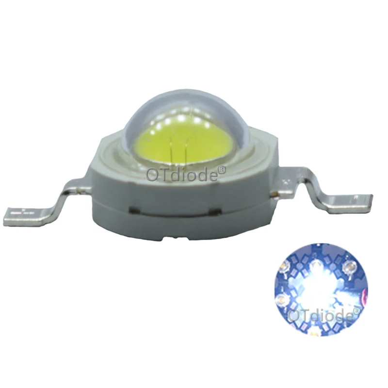 10 stks 1 W 3 W High Power LED Light-Emitting Diode LEDs Chip SMD Warm Wit Rood groen Blauw Geel Voor Spotlight Downlight Lamp