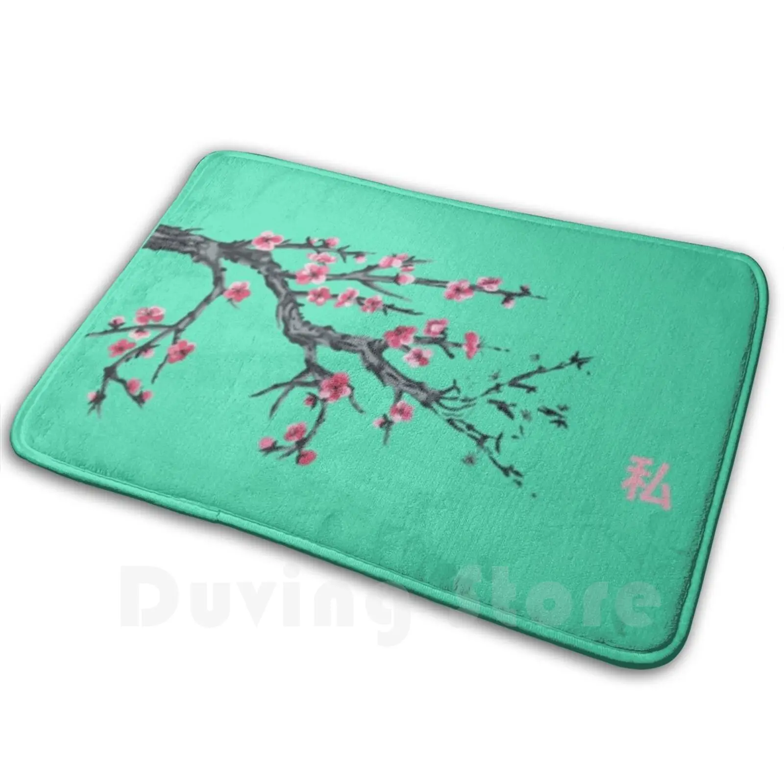 Cherry Blossom Soft Non-Slip Mat Rug 763 Carpet Cushion Arizona Iced Tea Arizona Tea Tea Aesthetic Vaporwave Pastel Cute