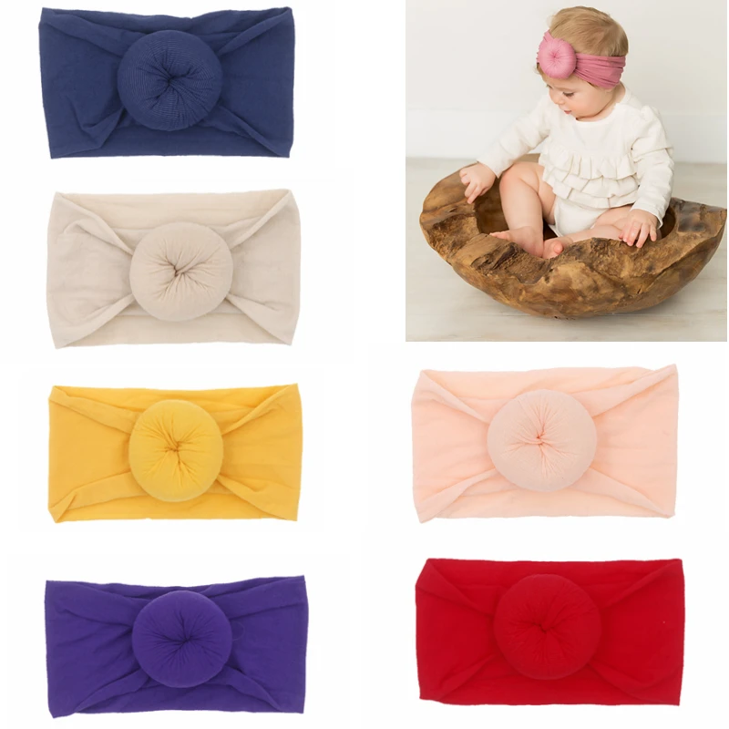 Baby Headband Nonly Bow Hairband Headbands Bow Hair Band newborn Girl Toddler Turban Head Wrap Children Hair Accessories