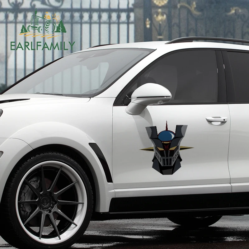 

EARLFAMILY 43 см x 38,7 см для автомобиля Mazinger VAN, водонепроницаемые индивидуальные наклейки, аксессуары для холодильника, украшение автомобиля