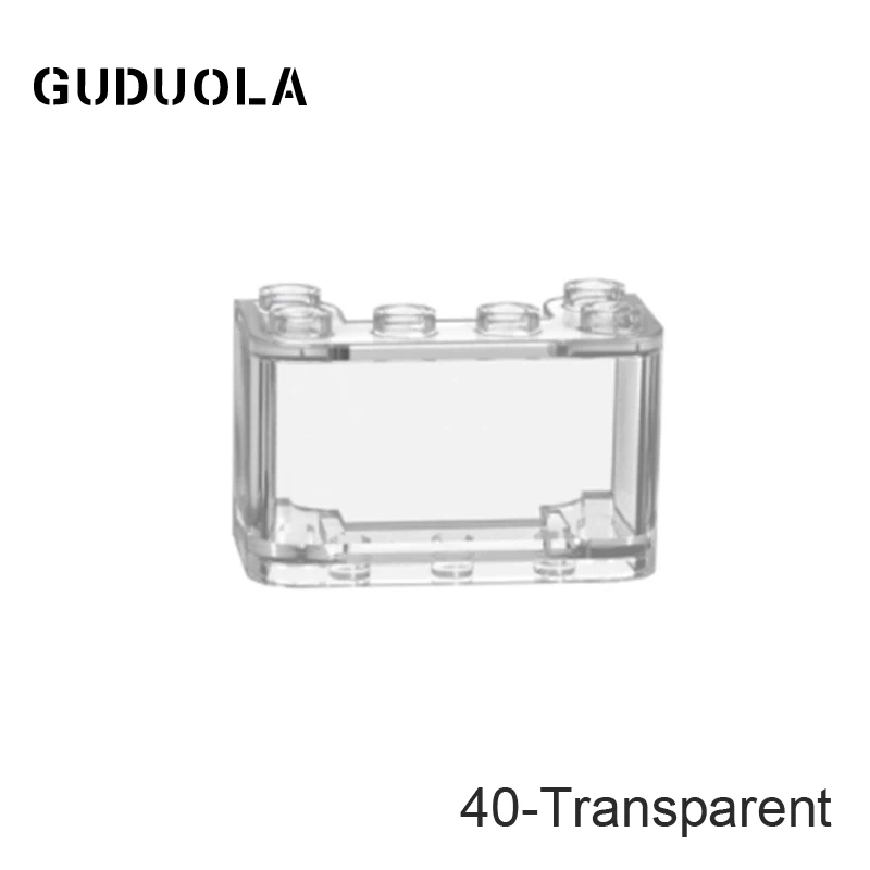 Guduola Windscreen 2x4x2 Vertical (4594) Frames/Windows/Walls and Doors MOC Building Block Toys Parts 15pcs/LOT