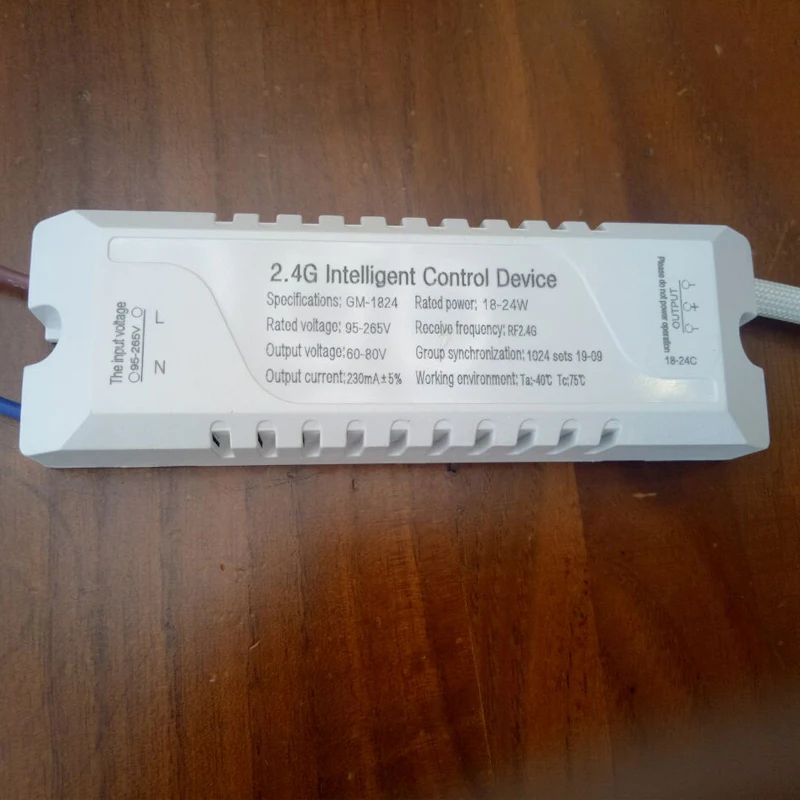 Constant current dimmable led driver 4W to 42W various power,2.4G intelligent stepless dimming color temperature remote control