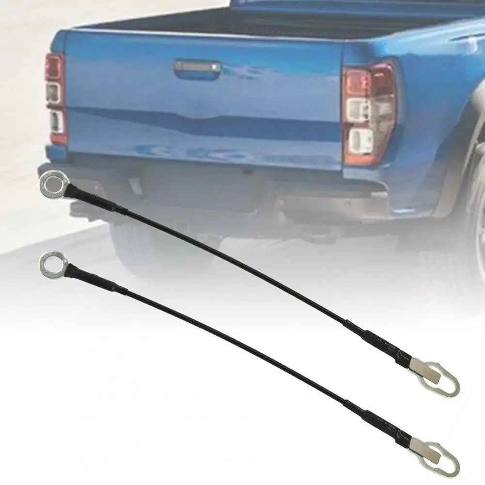 50% Hot Sales 1 Pair Tailgate Cable Sturdy Wear resistant PVC Tailgate Check Strap Support Cable for Ranger