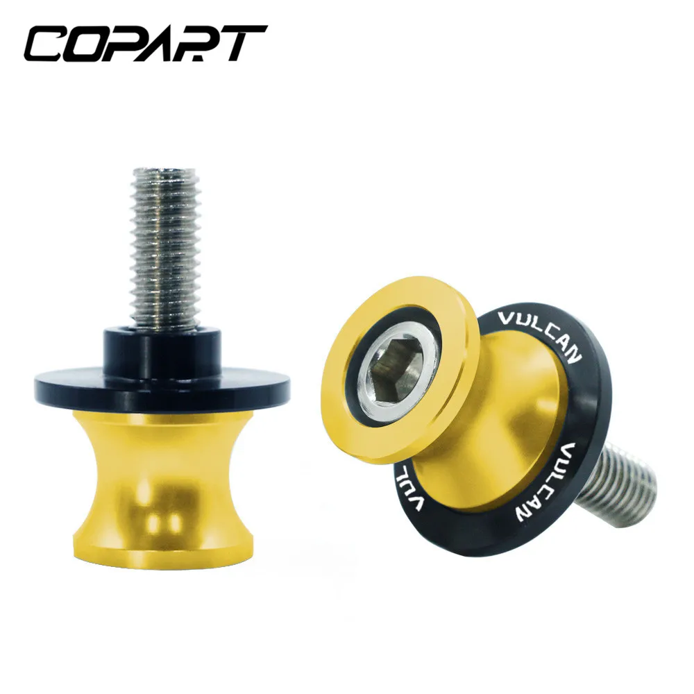 For Kawasaki 650 VULCAN S 650 900 All Years Motorcycle Swingarm Spools Slider CNC Rear Swing Arm Cover Stand Screws Paddock