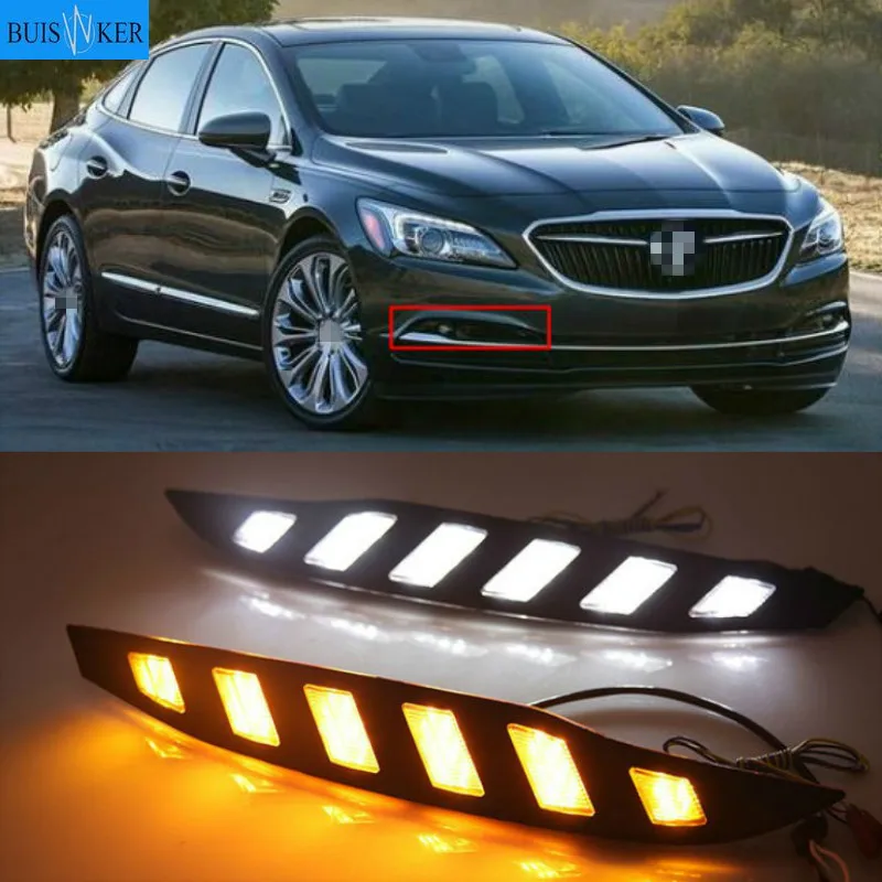 

For Buick LaCrosse 2016-2019 Car modification Car accessories LED Daytime Running Light DRL Driving Lamp