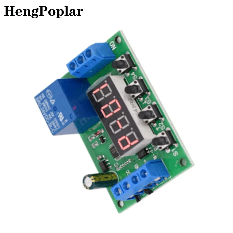 Multi-function delay time relay module pulse isolated trigger cycle counting 10A multi-purpose time relay module 10A