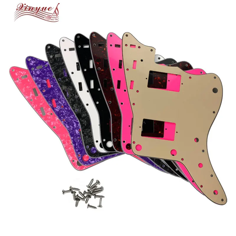 Xinyue Great Qulitity Pickguard For US Jazzmaster Guitar Pickguard With PAF Humbucker