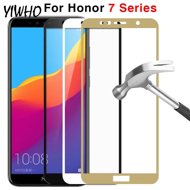 Protective Glass For Huawei Honor 7c Pro 7a 7x Tempered Glas On The Honer 7S 7 X A C S X7 S7 A7 C7 7apro 7cpro Screen Protector