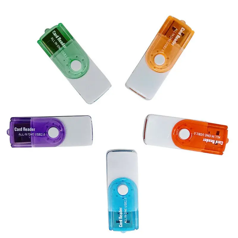 High Speed Multi-Function USB Card Reader 4 in 1 For MS MS-PRO TF Micro Memory Card Smart Reader