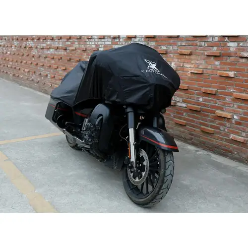 Imagen 2 del producto X Autohaux-cubierta protectora para motocicleta, Protector impermeable para viaje, al aire libre, a prueba de polvo, lluvia, anti-uv, Motor, Scooter, M, L, XL, 210T