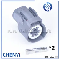 2 juegos de conector impermeable automotriz de 2 pines interruptor de presión de aceite conector del Sensor de refrigerante 6189-0156 para Honda Acura VTEC