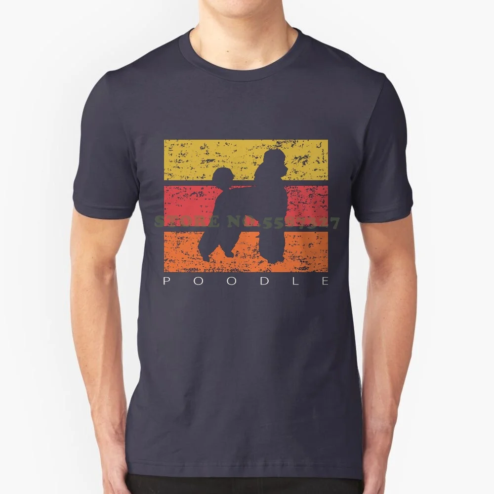 Poodle Retro Vintage Design Distressed Fashion Vintage Tshirt T Shirts Standard Poodle Miniature Poodle Toy Poodle Caniche