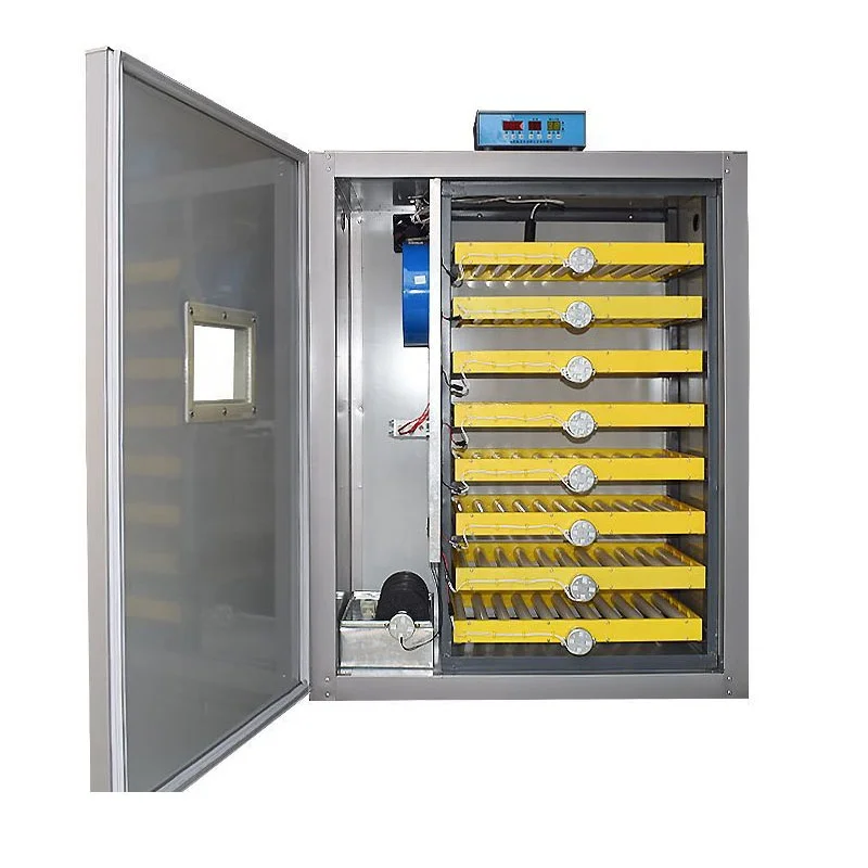 Fully automatic intelligent incubator with 500 small household hatching boxes for chickens, ducks, geese, pigeons, quails, etc