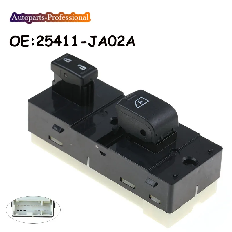 New Window Master Control Switch For Nissan Altima 2007-2012 25411JA02A 25411-JA02A 25401ZN40C/25401ZN50B/25401ZN60A/25401ZN60B