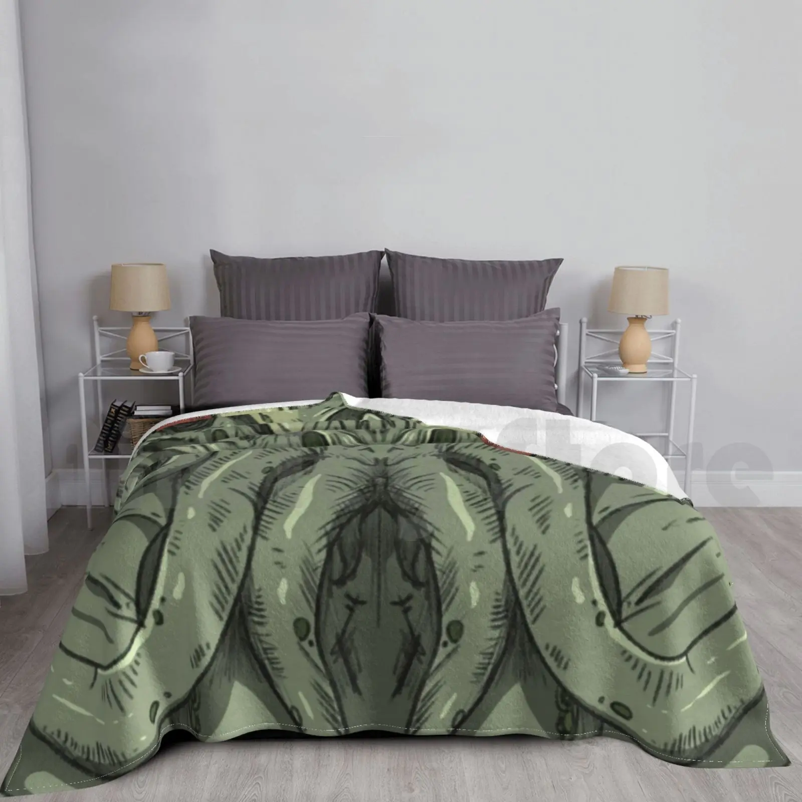 Cthulhu The Dreamer Blanket Fashion Custom Cthulhu Call Of Cthulhu Seal Doodlz Monster
