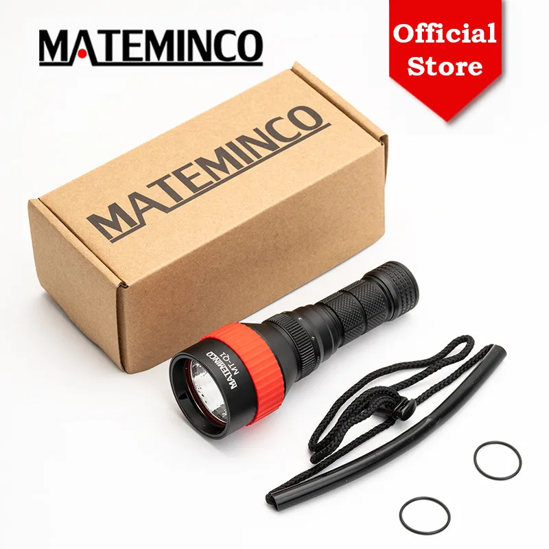 Mateminco MTQ1 XHP50.2 2230lm 21700 Battery Scuba Diving Underwater Dive Torchlight LED Flashlight for Diving