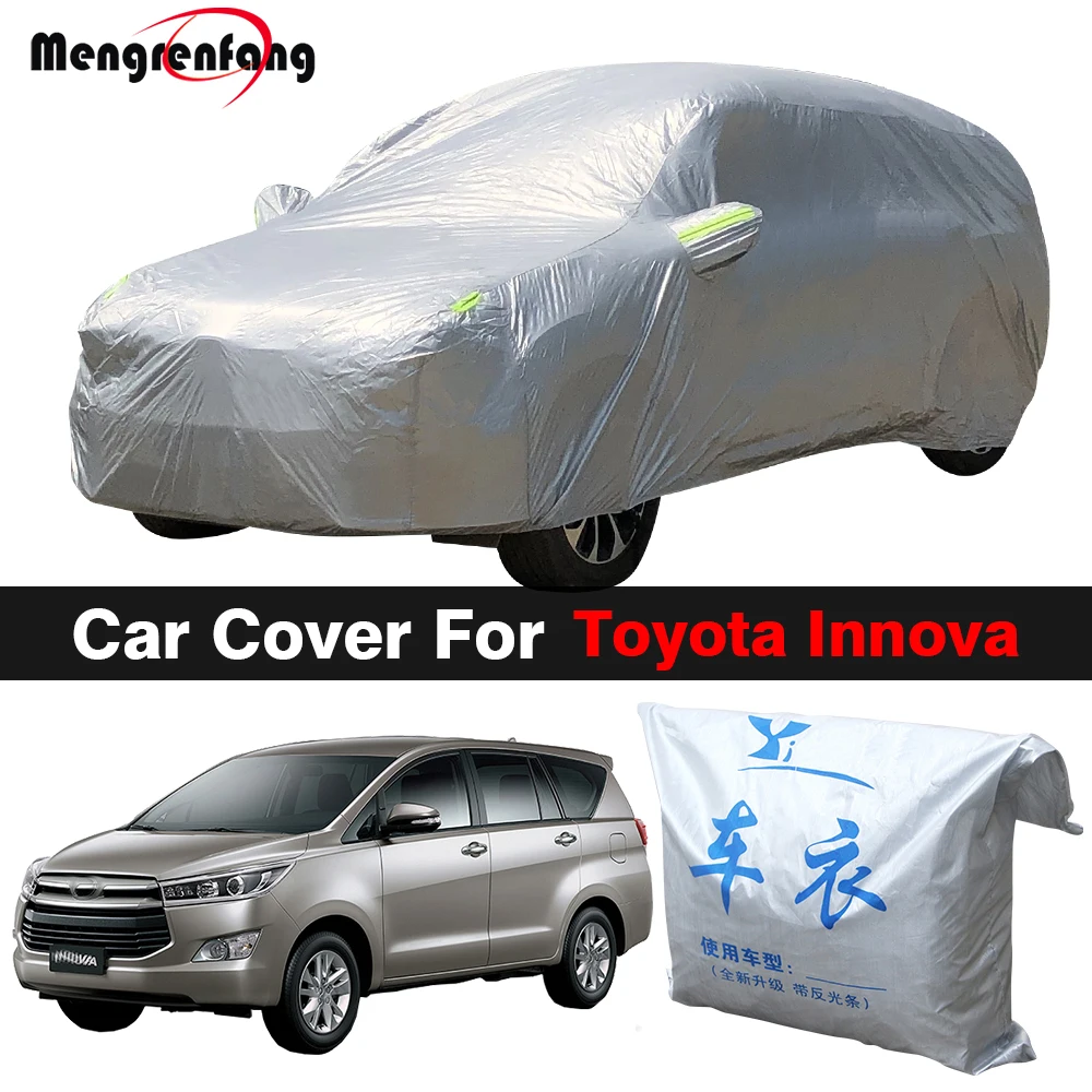 

Outdoor Car Cover For Toyota Innova MPV Indoor Anti-UV Sun Shade Snow Rain Ice Protection Dustproof Cover