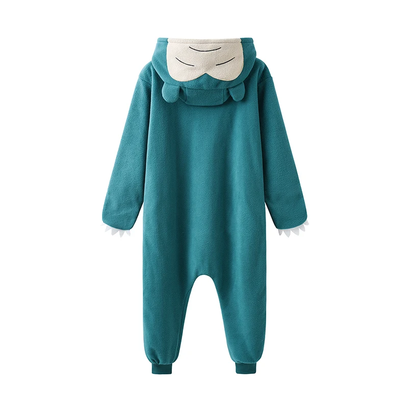 Kids Snorlax Pajamas Kigurumi Overall Anime Onesie For Children Cosplay Halloween Full Body Pijama Girls One-Piece Bodysuit