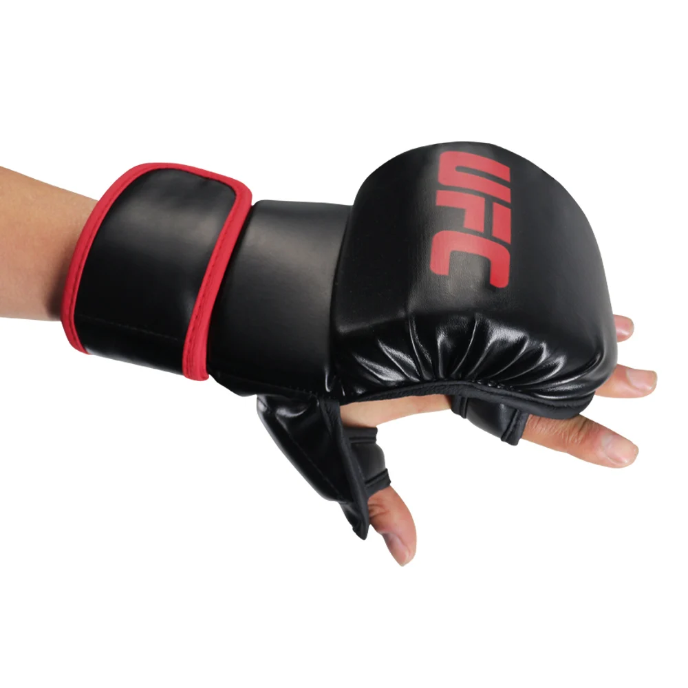 MMA fight Black training Boxing gloves MMA Tiger Muay Thai gloves muay thai boxing fight glove Sanda pads box mma boxers gloves