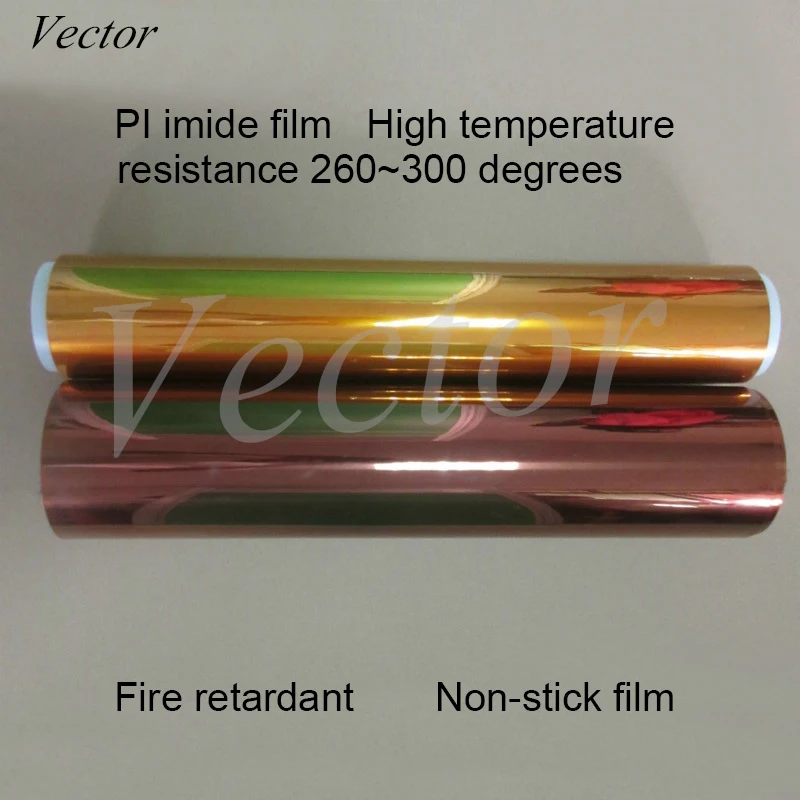 Imagem -03 - Filme de Imida de Ouro para Dedo Película de Imida de Alta Temperatura pi com Espessura de 0.025 mm